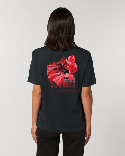 RED FLOWER T-SHIRT