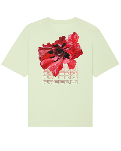 RED FLOWER T-SHIRT