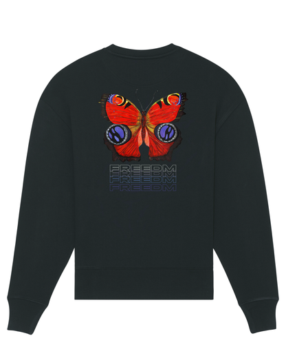 RED BUTTERFLY PULLOVER