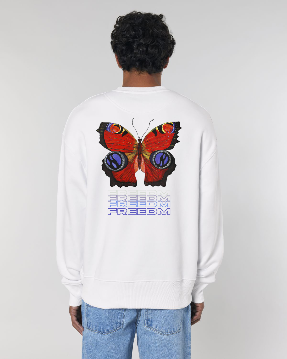 RED BUTTERFLY PULLOVER